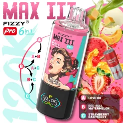 Fizzy Max III Pro 6en1 60000 Puffs Vape Desechable Mayorista 9