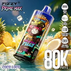 Fizzy Prime Max 80.000 boccate - Sigaretta elettronica usa e getta Coco Loco
