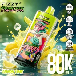 Fizzy Prime Max 80K Puffs Disposable Vape Lemon Lime