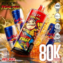 Fizzy Prime Max 80.000 boccate - Sigaretta elettronica usa e getta Red Bull