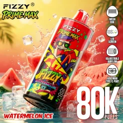 Fizzy Prime Max 80K Puffs Disposable Vape Watermelon Ice