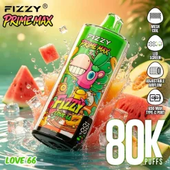 Fizzy Prime Max 80.000 boccate - Sigaretta elettronica usa e getta - love 66