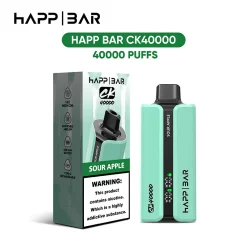 Happ Bar CK40000 Disposable Vape Wholesale Sour Apple