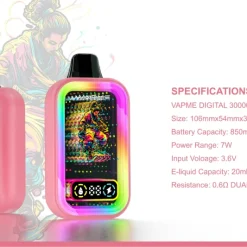 Vapme Digital 30000 Puffs Disposable Vape (9)