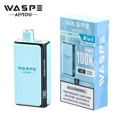 Waspe Aiviou 100K PRO 2in1 Slide Control Vape Blueberry Ice & Raspberry Watermelon