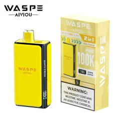 Waspe Aiviou 100K PRO 2in1 Slide Control Vape Lemon Lime & Strawberry Vanilla Cola