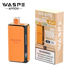 Waspe Aiviou 100K PRO 2 in 1 con controllo a scorrimento, aromi Red Bull Ice e Pina Colada
