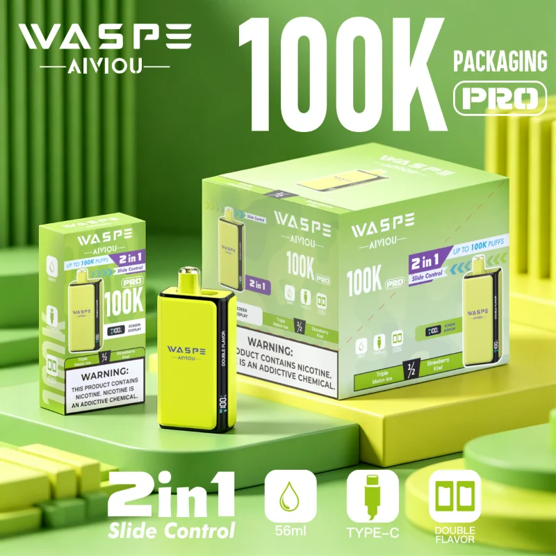 Waspe Aiviou 100K Pro Disposable Vape Wholesale (9) Waspe Aiviou 100K Pro Disposable Vape Wholesale (9)