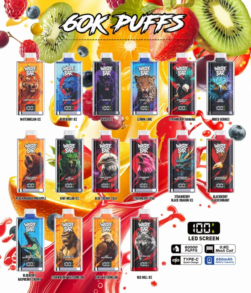 Waspe Bar 60K Puffs Vape Desechable 5