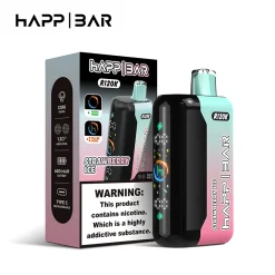 Happ Bar R120K Disposable Vape Wholesale 12 Strawberry Ice