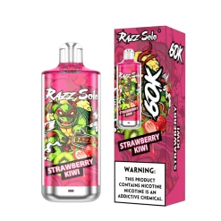 Razz Solo 60K Puffs Disposable Vape Wholesale 12 Strawberry Kiwi