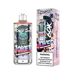 Razz Solo 60K Puffs Disposable Vape Wholesale 19 Pink Lemonade