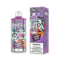 Razz Solo 60K Puffs Disposable Vape Wholesale 6 Gummy bear