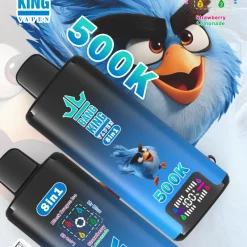 Bang King Vapen 8in1 500K Disposable Vape 5 Black Dragon Ice Love 66 Mr Blue Strawberry Lemonade