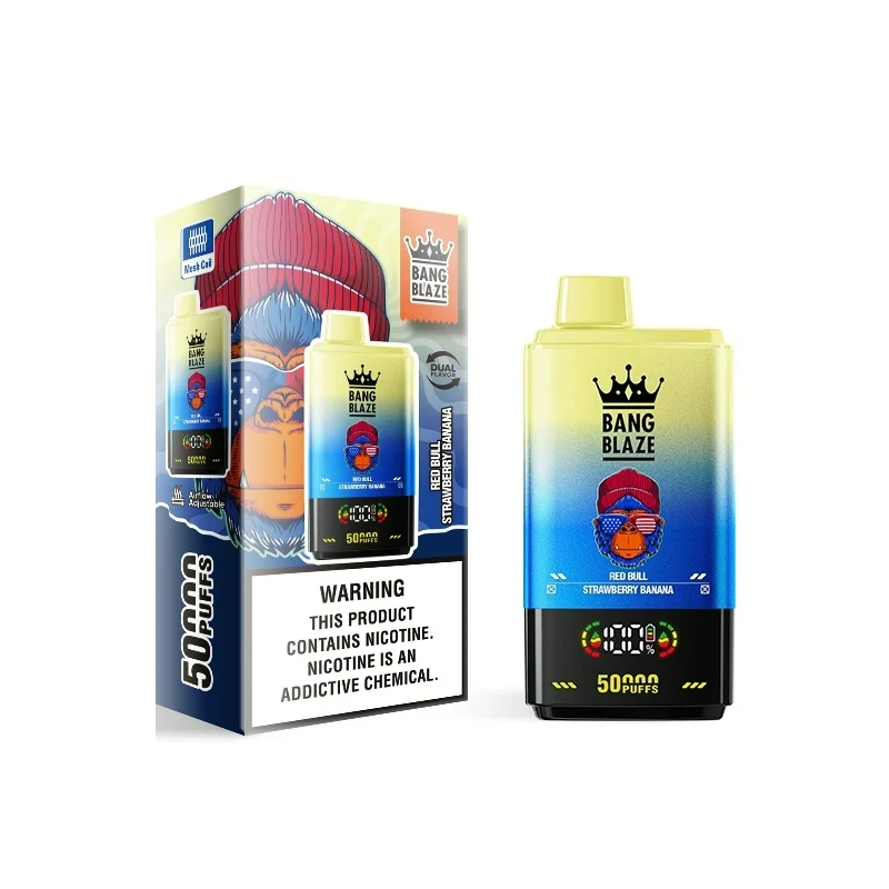 Bang Blaze 50000 Puffs Disposable Vape 7 Red Bull & Strawberry Banana