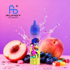 Fumot Tornado 15000 Disposable Vape 24 Peach Blueberry Candy