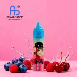 Fumot Tornado 15000 Disposable Vape 38 Blue Razz Cherry