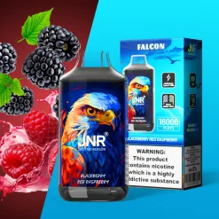 JNR Falcon 16K 16000 Puffs Disposable Vape FN01 Blackberry Red Raspberry