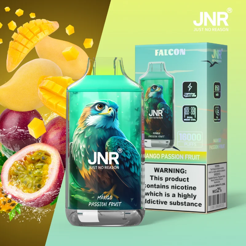 JNR Falcon 16K 16000 Puffs Disposable Vape FN08 Mango Passion Fruit