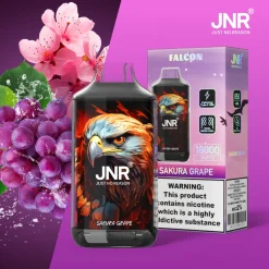 JNR Falcon 16K 16000 Puffs Disposable Vape FN12 Sakura Grape