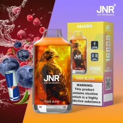 JNR Falcon 16K 16000 Puffs Disposable Vape FN39 Tiger Blood