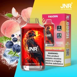 JNR Falcon 16K 16000 Puffs Disposable Vape FN40 Summer Peach Ice