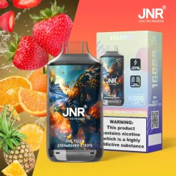 JNR Falcon 16K 16000 Puffs Disposable Vape FN61 JNR Fizzy Strawberry Strips