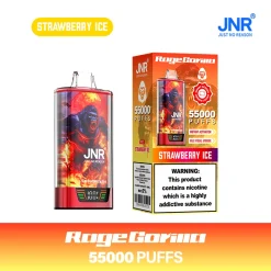 JNR Rage Gorilla 55K Disposable Vape 1 Strawberry Ice