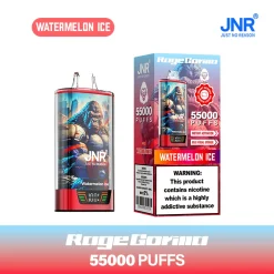 JNR Rage Gorilla 55K Disposable Vape 3 Watermelon Ice