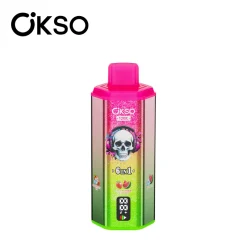 OKSO 6in1 120K Puffs Disposable Vape 1 Strawberry Ice & Lush Ice & Mamba