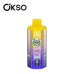 OKSO 6in1 120K Puffs Disposable Vape 4 Kiwi Passion Fruit Guava & Blueberry Ice & Dragon Fruit Ice