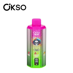 OKSO 6in1 120K Puffs Disposable Vape 8 Strawberry Raspberry & Strawberry Mango & Kiwi Fruit