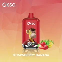 OKSO Digital Box 12000 Puffs Disposable Vape 19 Strawberry Banana