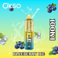 OKSO Tornado 100K RGB Disposable Vape 12 Blueberry Ice