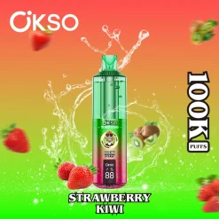 OKSO Tornado 100K RGB Disposable Vape 6 Strawberry Kiwi