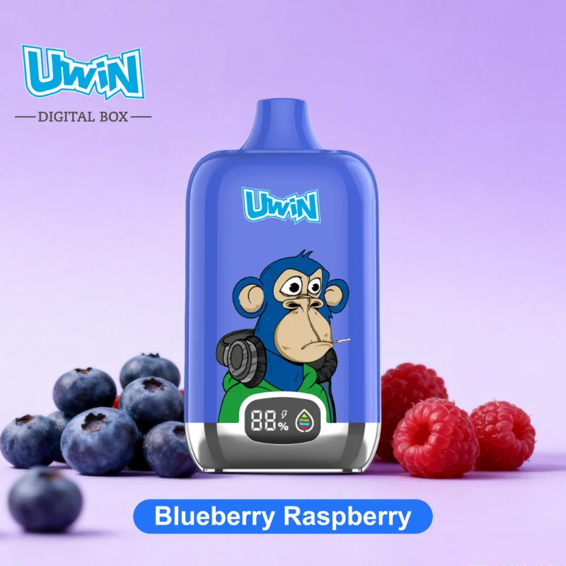 Uwin Digital Box 12000 Puffs Disposable Vape Blueberry Raspberry(1)