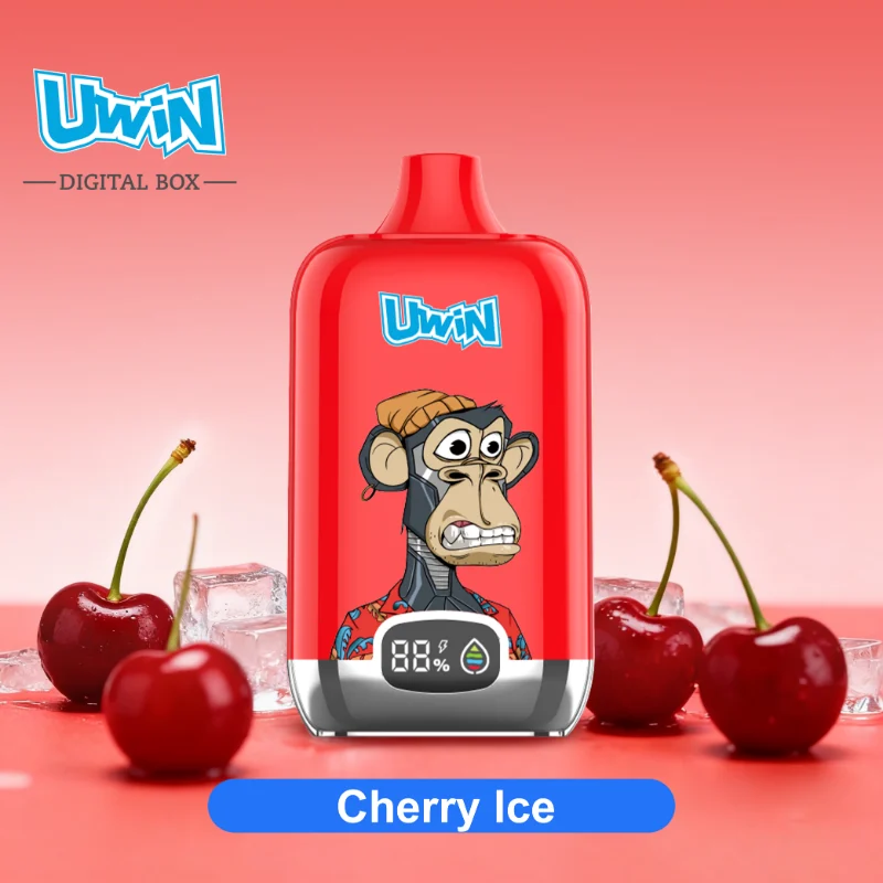 Uwin Digital Box 12000 Puffs Disposable Vape Cherry Ice(1)