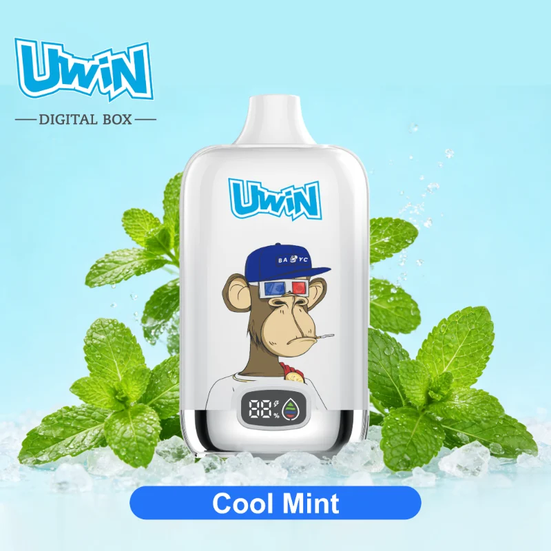 Uwin Digital Box 12000 Puffs Disposable Vape Cool Mint