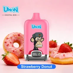 Uwin Digital Box 12000 Puffs Disposable Vape Strawberry Donut(1)