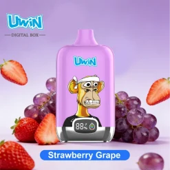 Uwin Digital Box 12000 Puffs Disposable Vape Strawberry Grape(1)