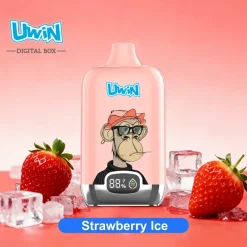 Uwin Digital Box 12000 Puffs Disposable Vape Strawberry Ice(1)