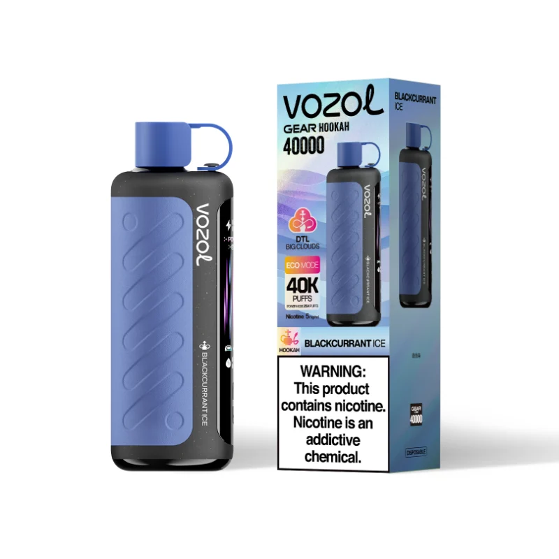 Vozol Gear Hookah 40K 40000 Puffs Disposable Vape Blackcurrant Ice