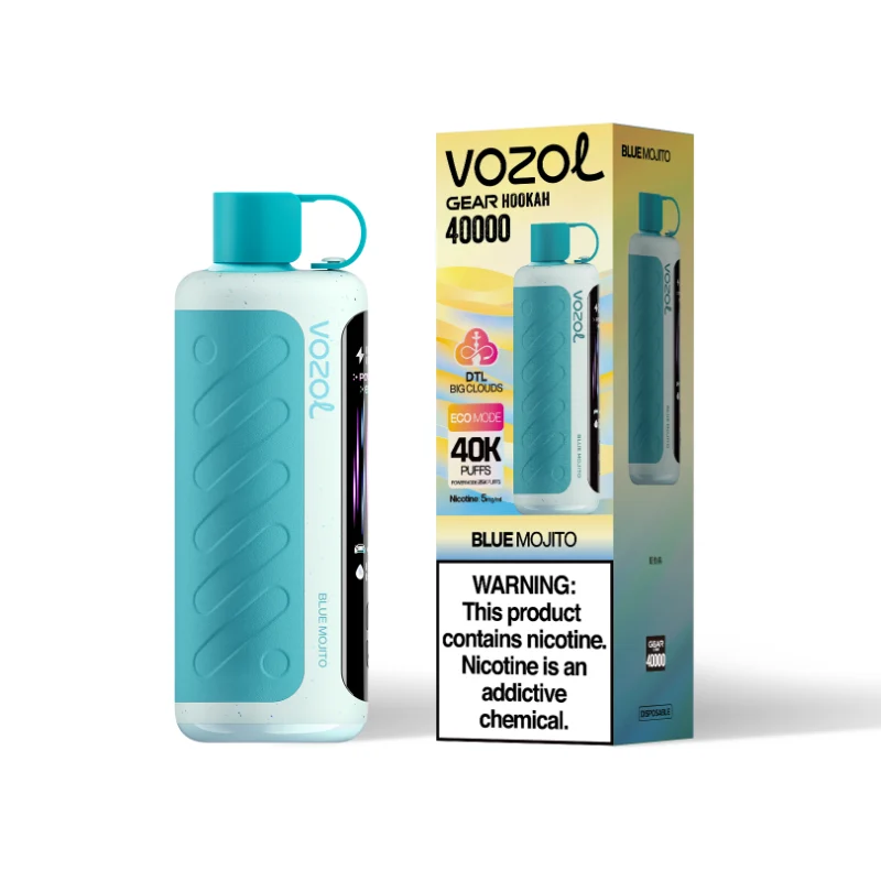 Vozol Gear Hookah 40K 40000 Puffs Disposable Vape Blue Mojito