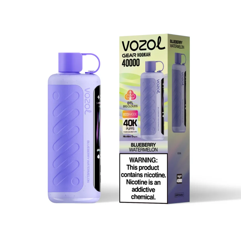 Vozol Gear Hookah 40K 40000 Puffs Disposable Vape Blueberry Watermelon