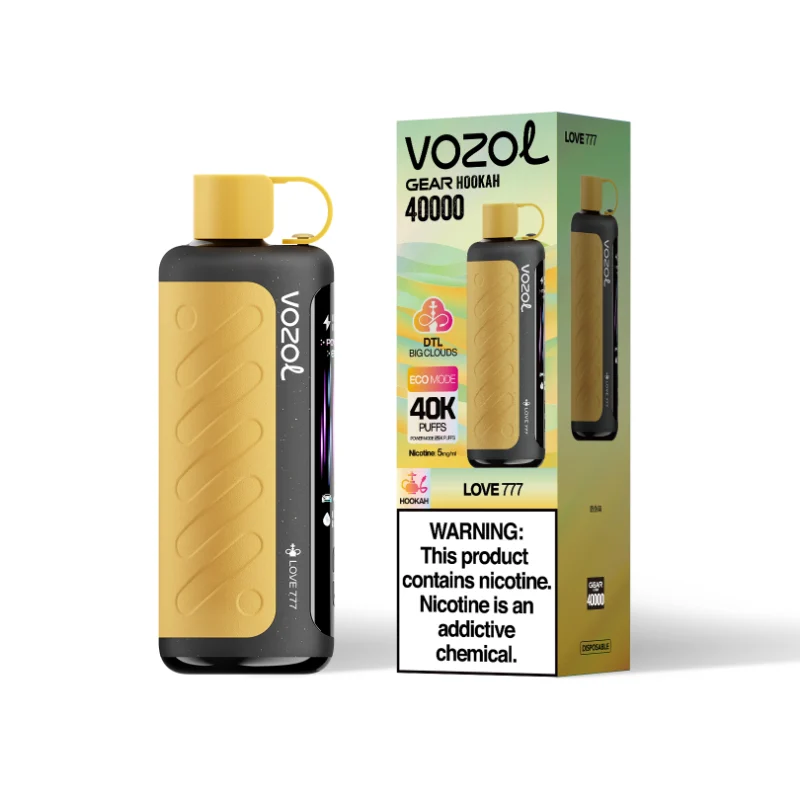 Vozol Gear Hookah 40K 40000 Puffs Disposable Vape Love 777