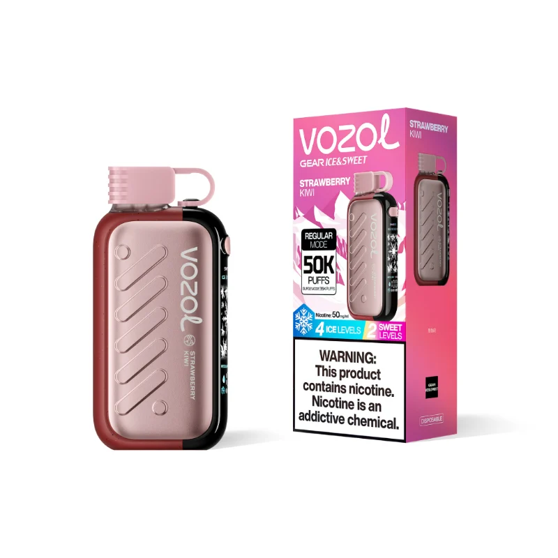 Vozol Gear Ice & Sweet 50K Disposable Vape Strawberry Kiwi