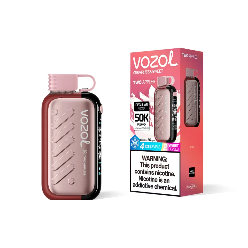 Vozol Gear Ice & Sweet 50K Disposable Vape Two Apples