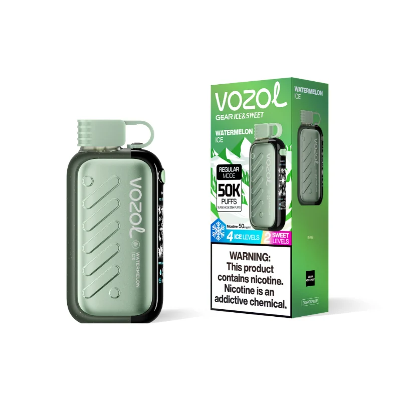 Vozol Gear Ice & Sweet 50K Disposable Vape Watermelon Ice