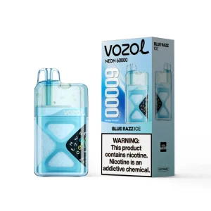 Vozol Neon 60000 Puffs Disposable Vape Blue Razz Ice