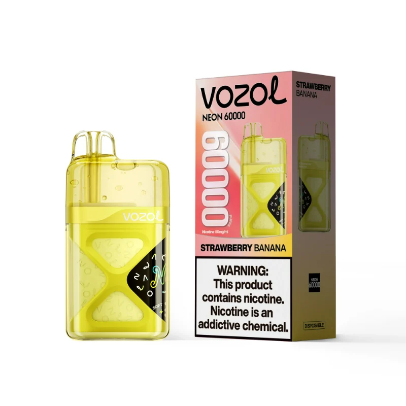 Vozol Neon 60000 Puffs Disposable Vape Strawberry Banana
